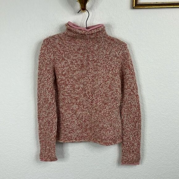 M.A.G By Magaschoni Cashmere Marled Chunky Knit Mockneck Sweater - Picture 2 of 8